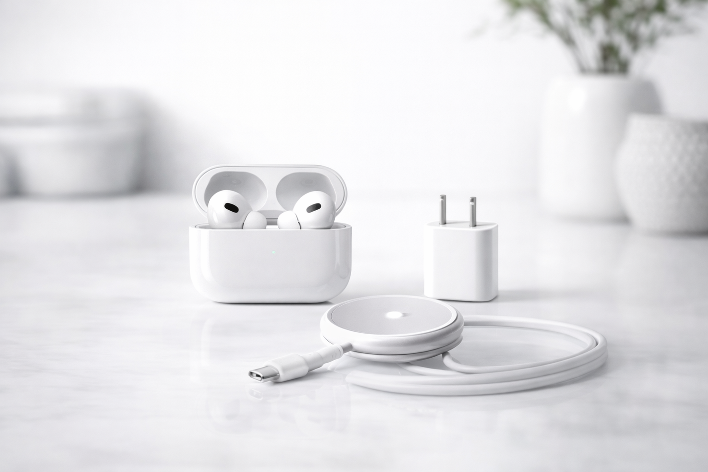 Combo Regalo: Smartwatch + Airpods + Cargador portatil + accesorios